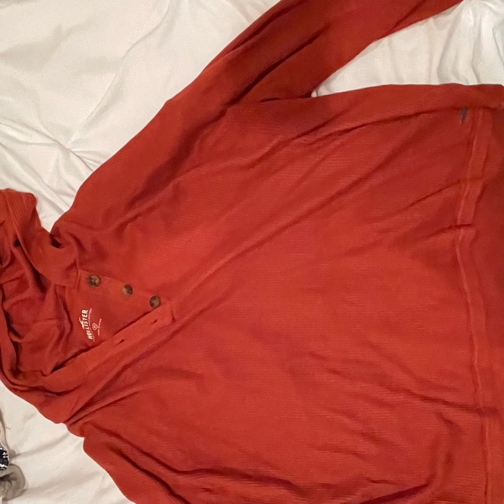 Hollister cropped hoodie top